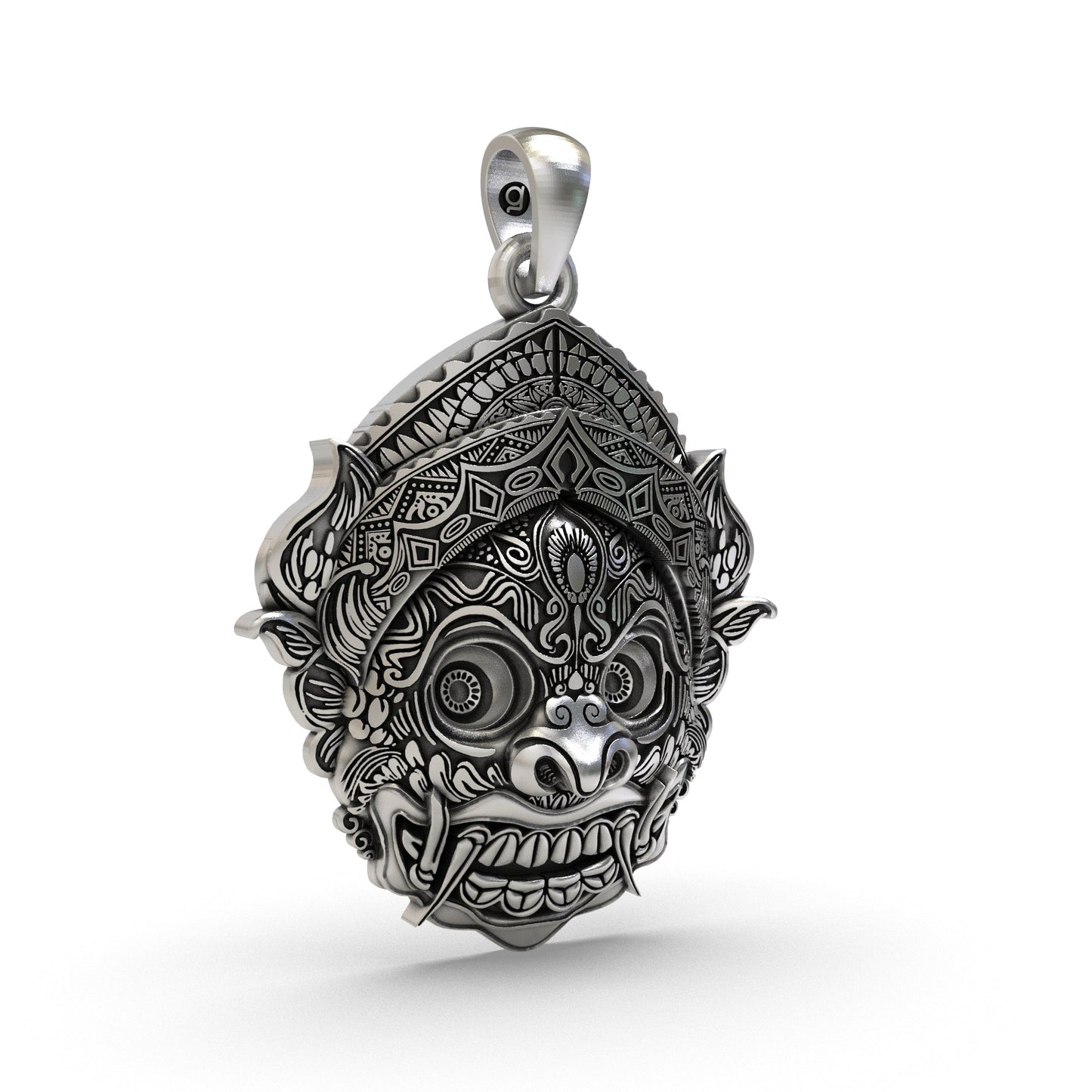925 Silver Kirtimukha Pendant – Sacred Protection & Power Amulet