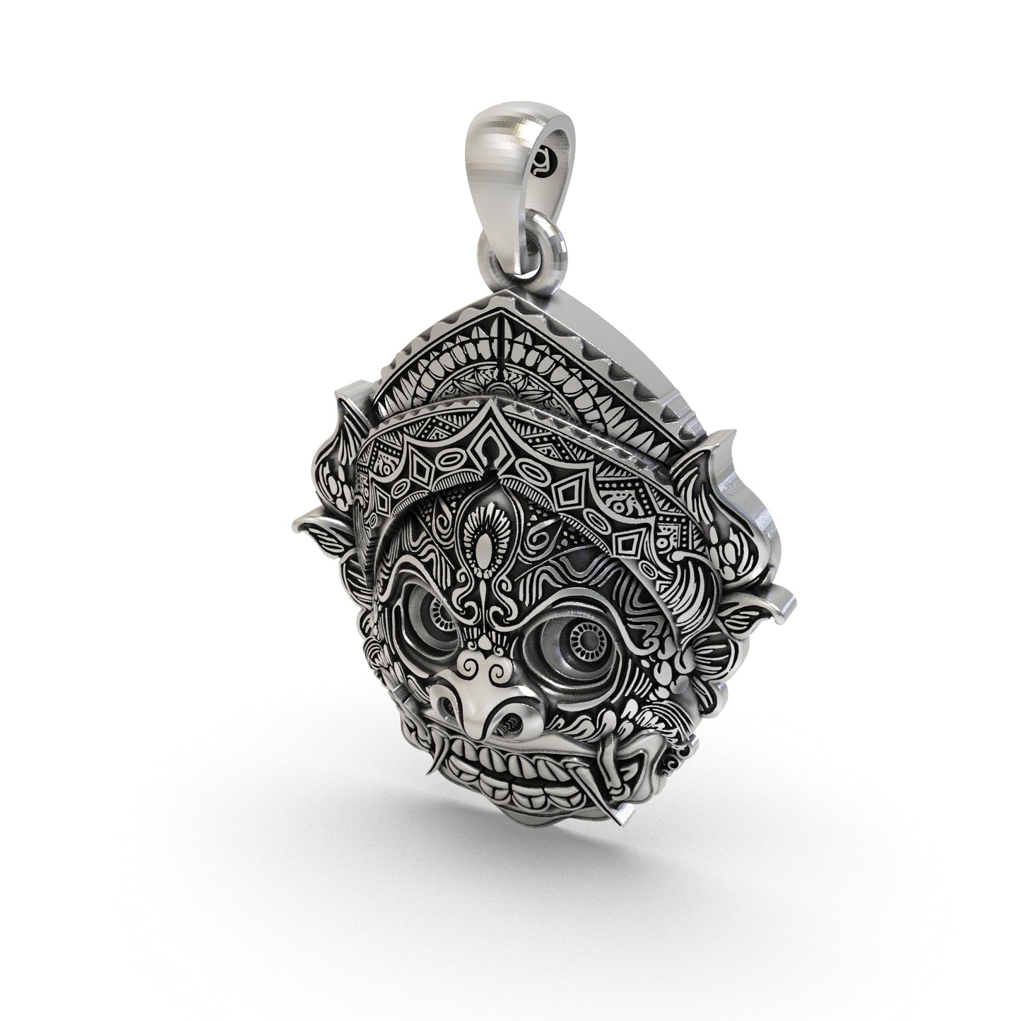 925 Silver Kirtimukha Pendant – Sacred Protection & Power Amulet