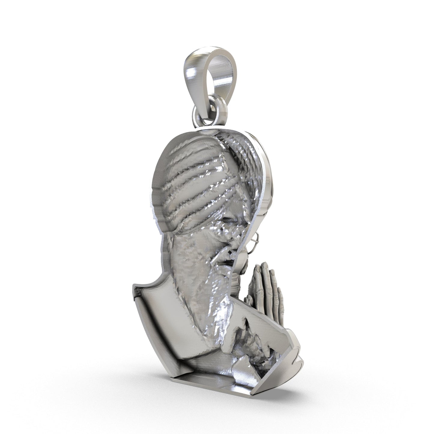 925 Silver Baba Gurinder Singh Ji Pendant