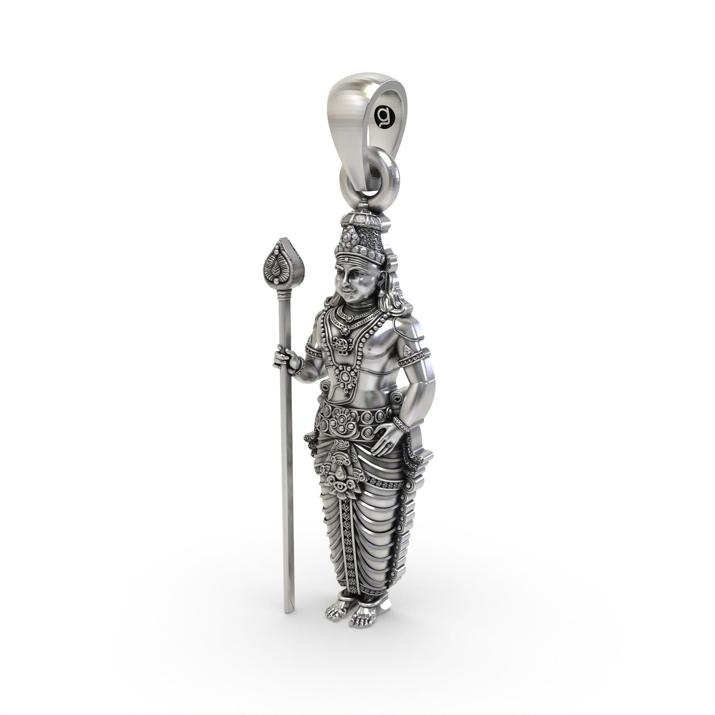 925 Silver Kartikeya Pendant | Murugan God Necklace India