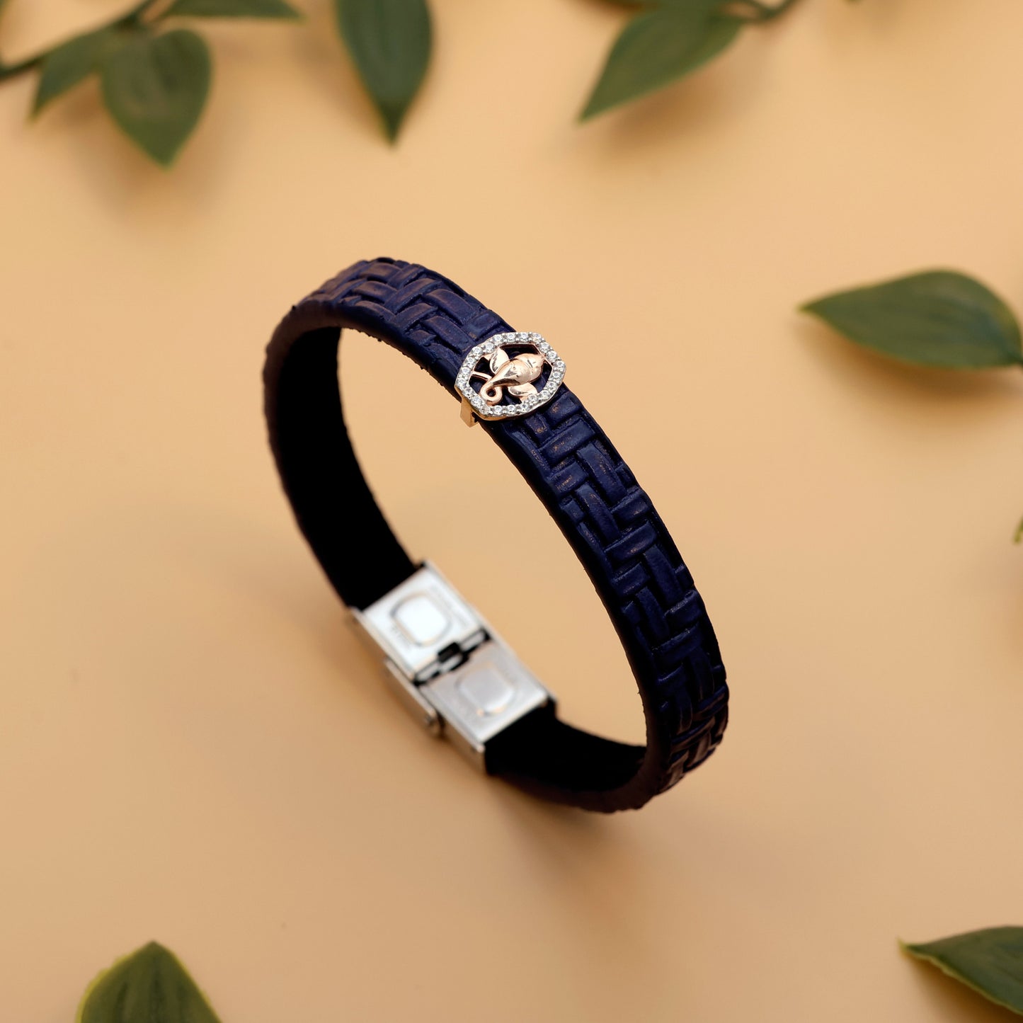 92.5 silvar Ganesha Rakhi Bracelet