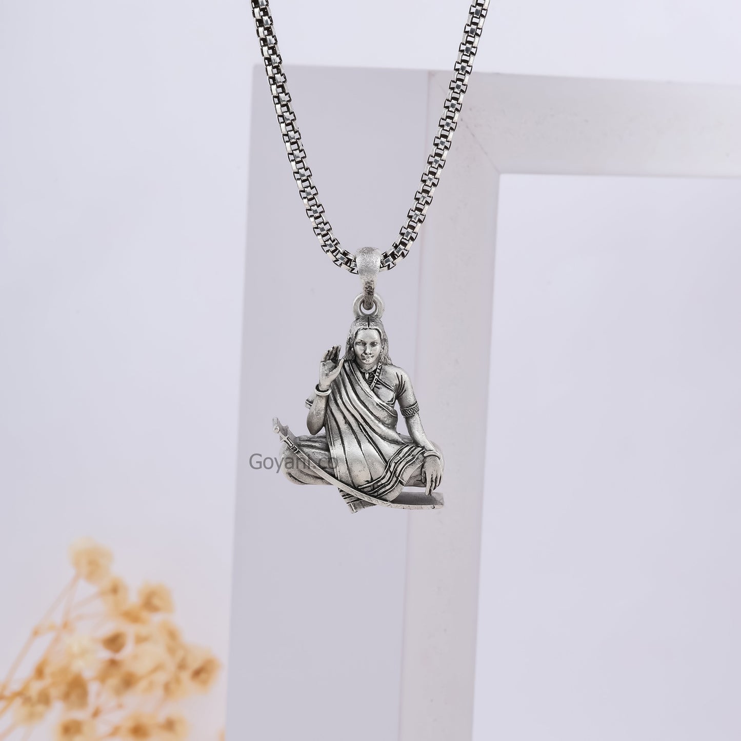 Silver Mogalmaa Pendant ( Gold-Plated )