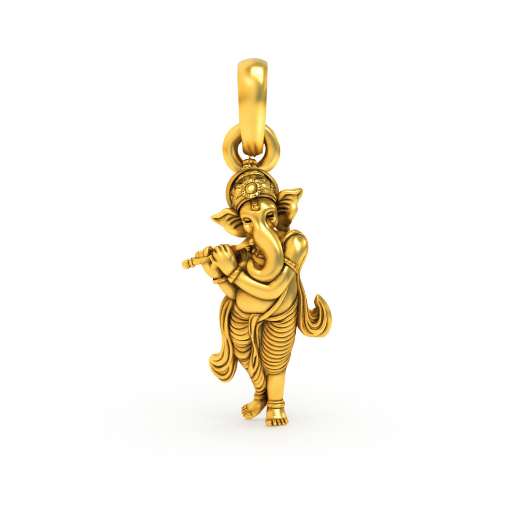 Sacred Blessings: 925 Silver Ganeshji