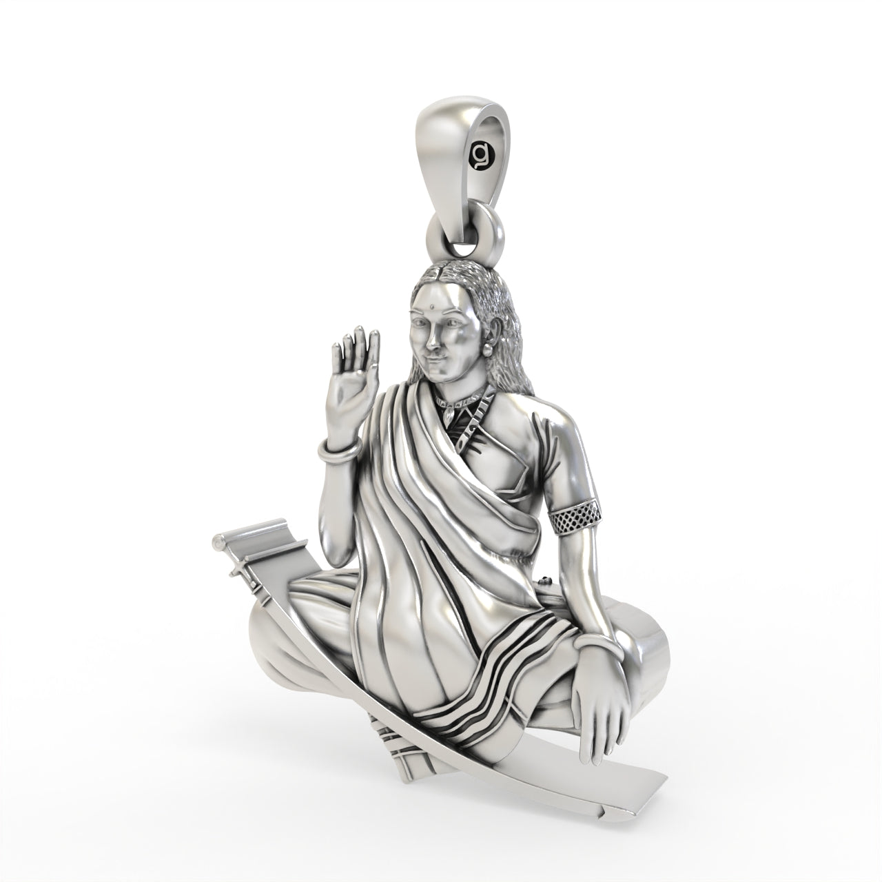 Silver Mogalmaa Pendant ( Gold-Plated )