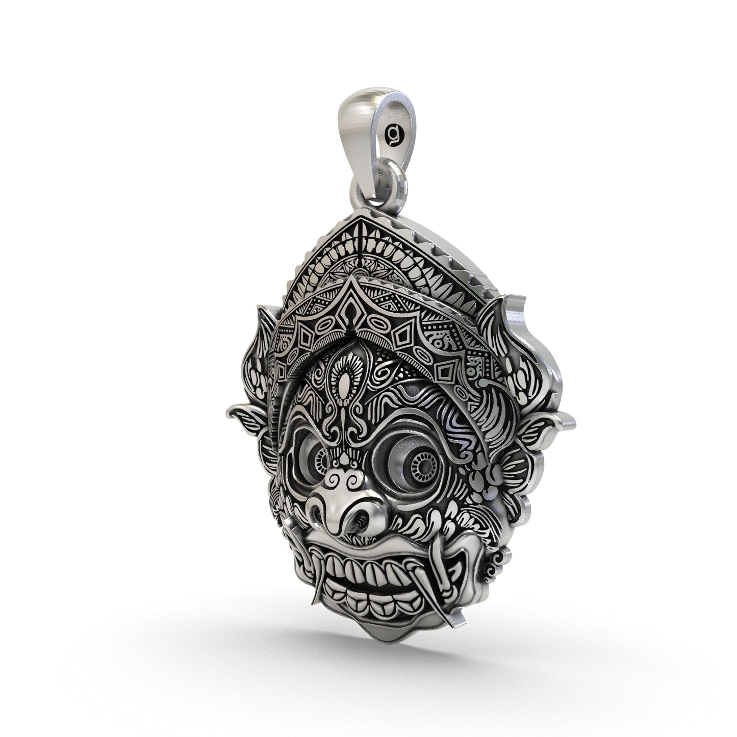 925 Silver Kirtimukha Pendant – Sacred Protection & Power Amulet