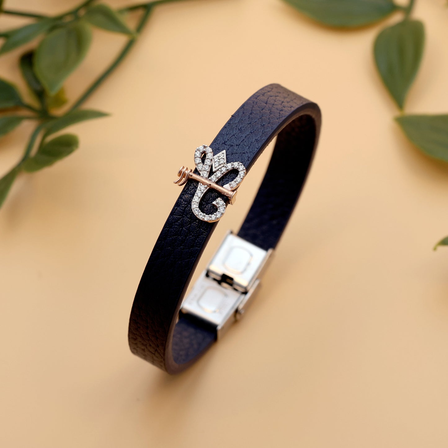 92.5 silvar Ganesha Rakhi Bracelet