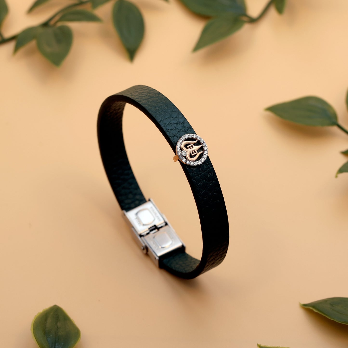 92.5 silvar Trishul Rakhi Bracelet