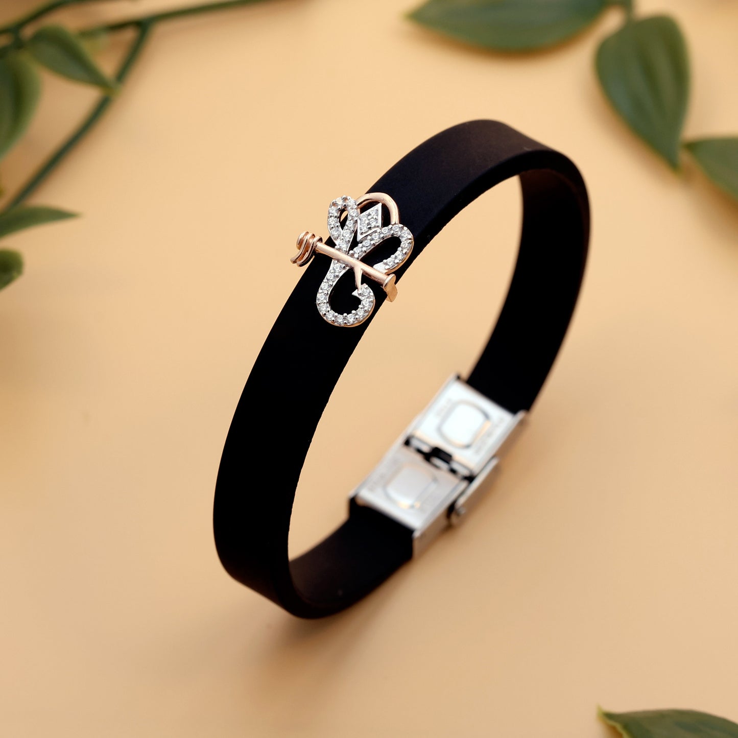 92.5 silvar Ganesha Rakhi Bracelet