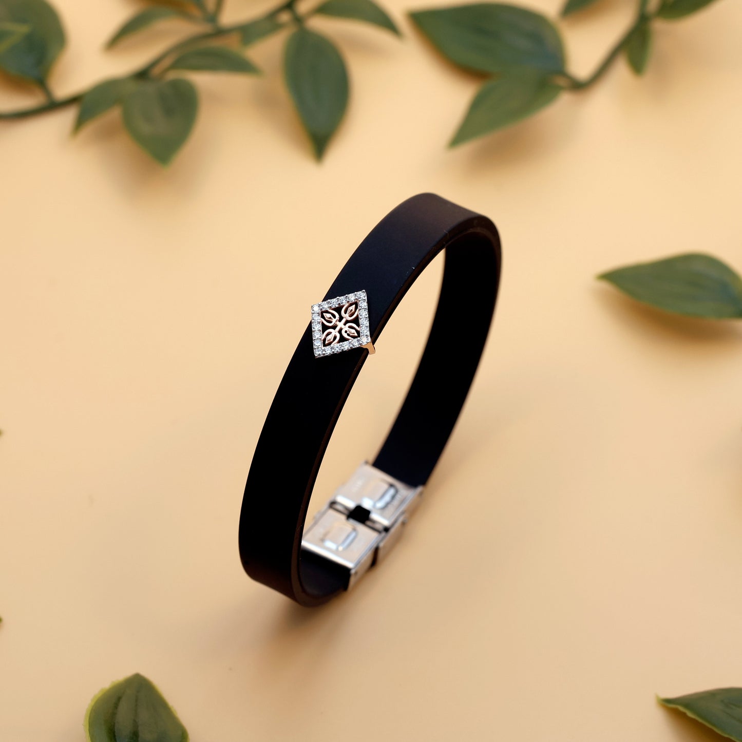 92.5 silvar Trishul Rakhi Bracelet