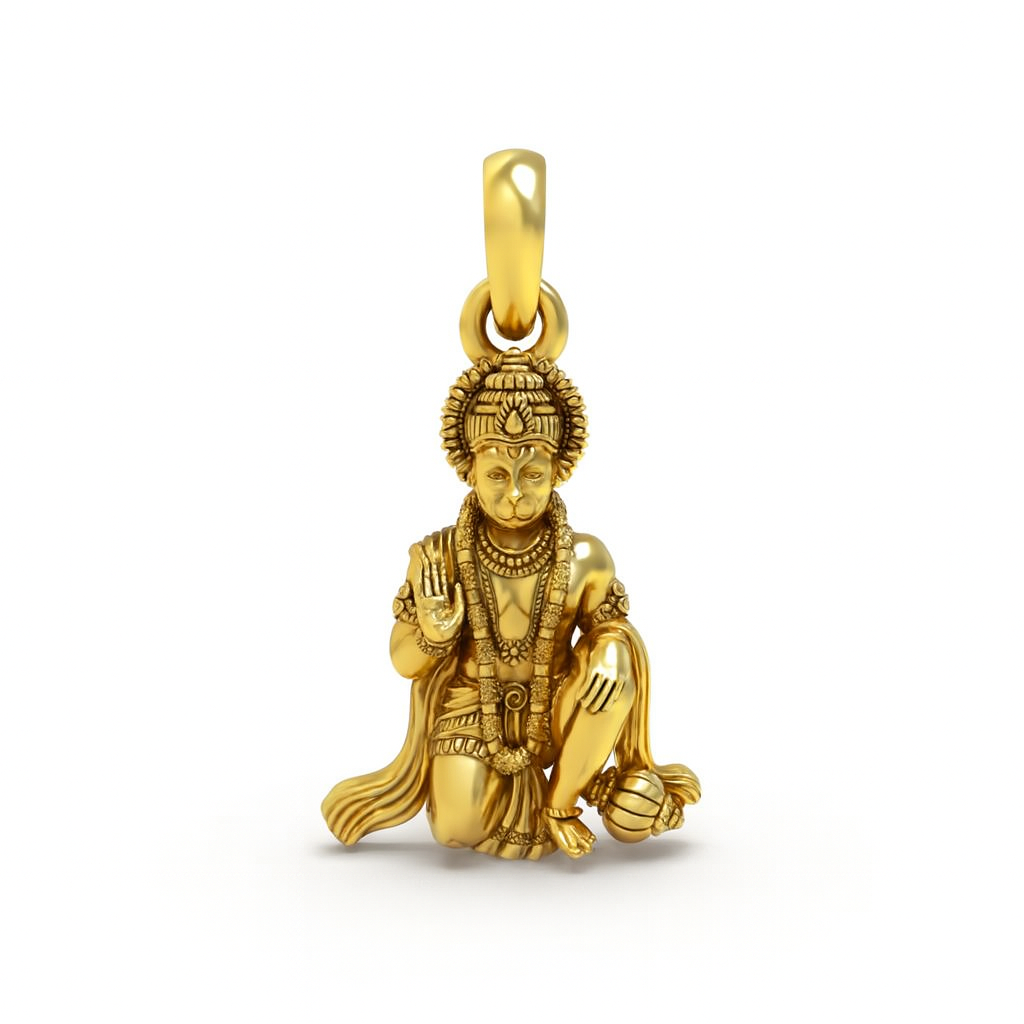 Sitting Hanumanji Pendant